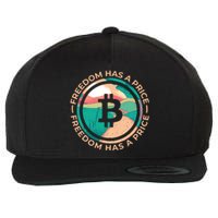 Freedom Has  Price Bitcoin Wool Snapback Cap