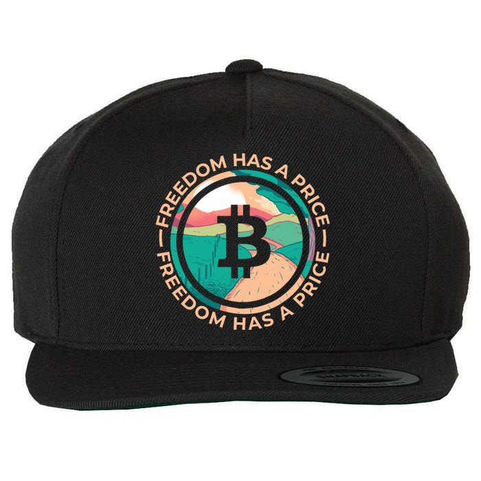 Freedom Has  Price Bitcoin Wool Snapback Cap