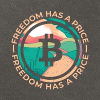 Freedom Has  Price Bitcoin Cotton Canvas Backpack