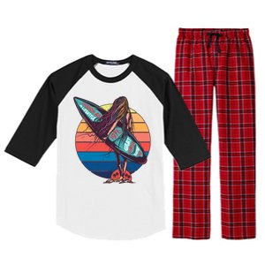 Freedom Is A Lifestyle Surfer Raglan Sleeve Pajama Set