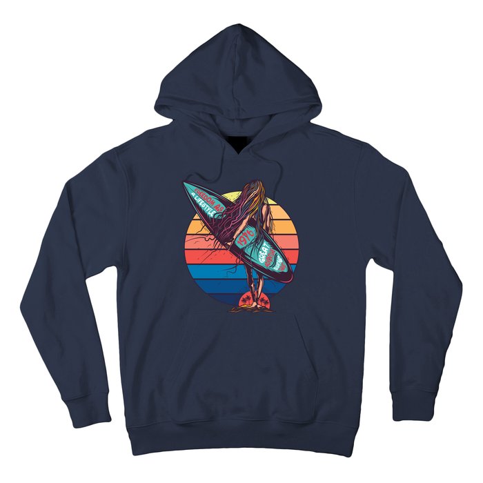 Freedom Is A Lifestyle Surfer Hoodie