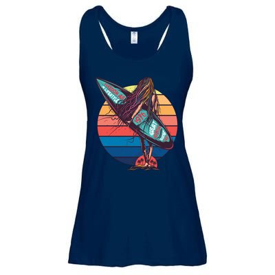 Freedom Is A Lifestyle Surfer Ladies Essential Flowy Tank