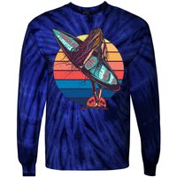 Freedom Is A Lifestyle Surfer Tie-Dye Long Sleeve Shirt