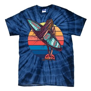 Freedom Is A Lifestyle Surfer Tie-Dye T-Shirt