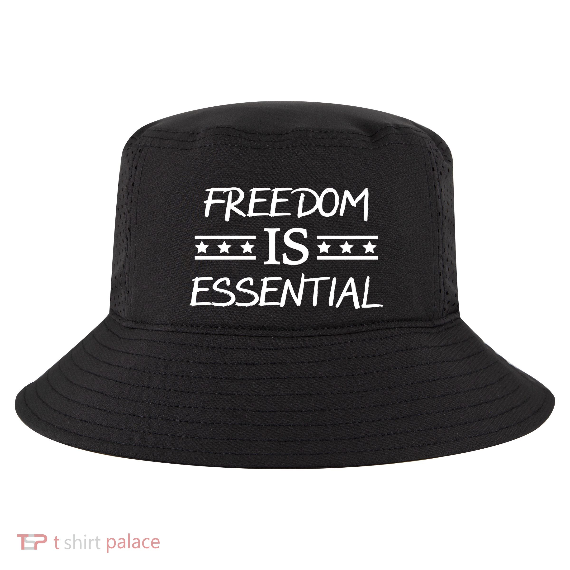 Freedom Is Essential  Cool Comfort Performance Bucket Hat