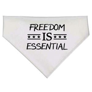 Freedom Is Essential  USA-Made Doggie Bandana