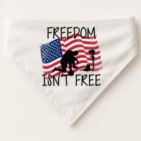 Freedom Isn't Free USA-Made Doggie Bandana