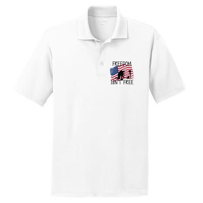 Freedom Isn't Free PosiCharge RacerMesh Polo