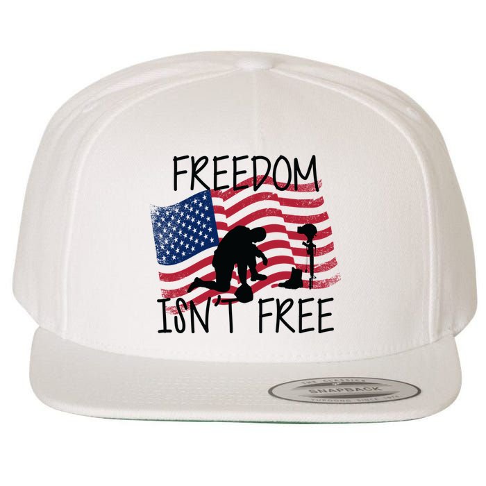 Freedom Isn't Free Wool Snapback Cap