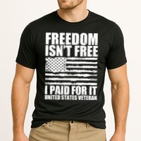Freedom Isn't Free I Paid For It United States Veteran Cooling Performance Crew T-Shirt