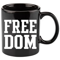 Freedom Logo 11oz C Handle Ceramic Mug