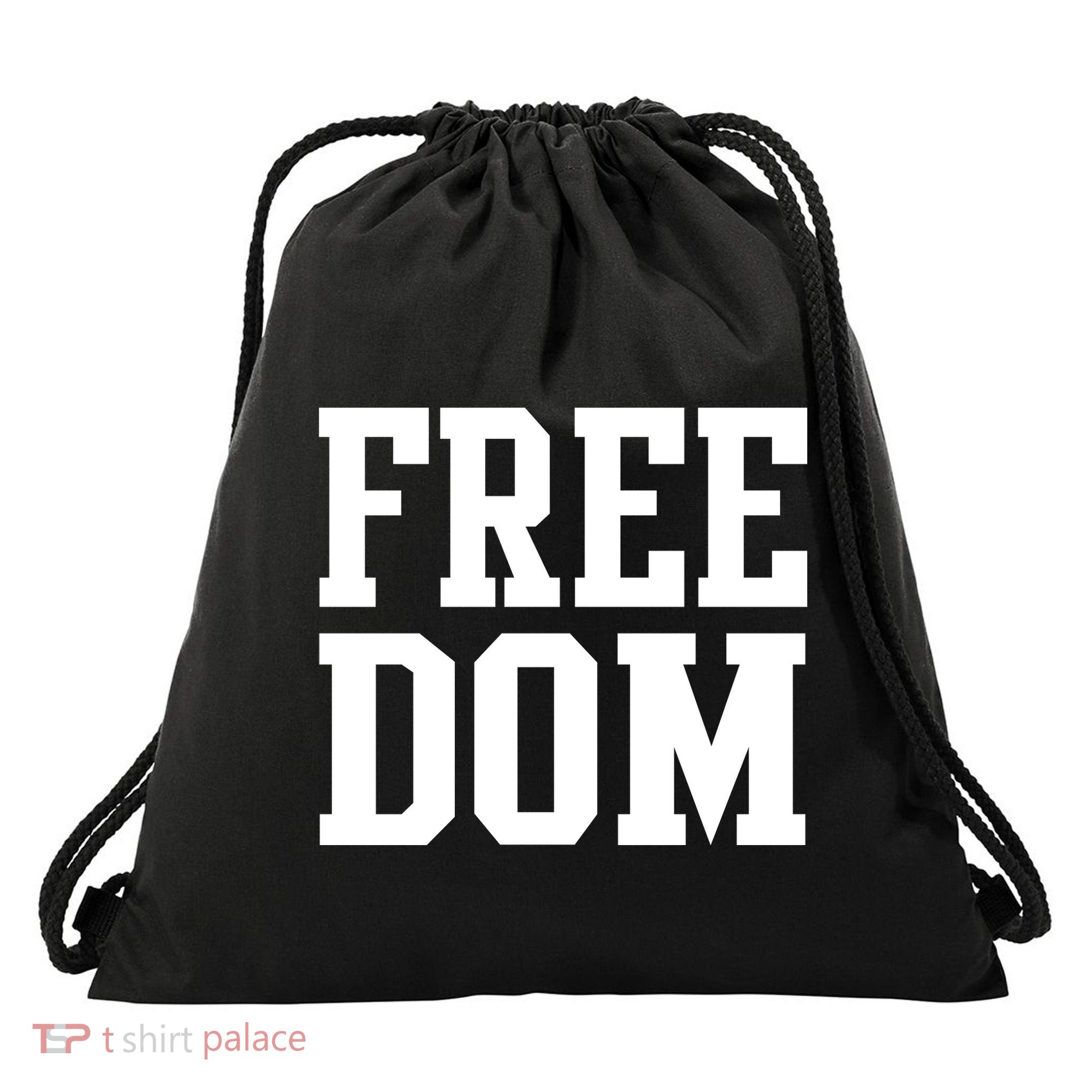 Freedom Logo Drawstring Bag
