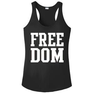 Freedom Logo Ladies PosiCharge Competitor Racerback Tank