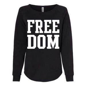 Freedom Logo Womens California Wash Sweatshirt