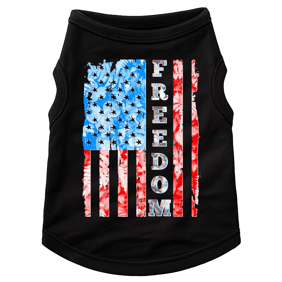 Freedom Nature USA Flag Doggie Tank