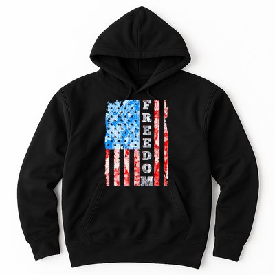 Freedom Nature USA Flag Hoodie