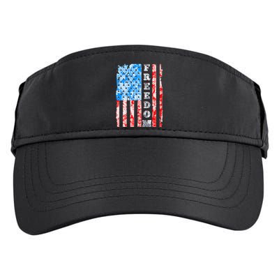 Freedom Nature USA Flag Adult Drive Performance Visor