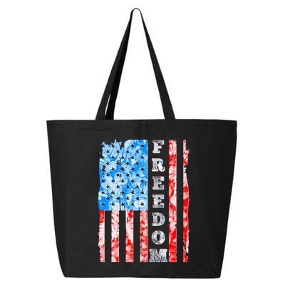 Freedom Nature USA Flag 25L Jumbo Tote