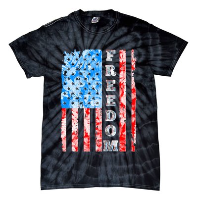 Freedom Nature USA Flag Tie-Dye T-Shirt