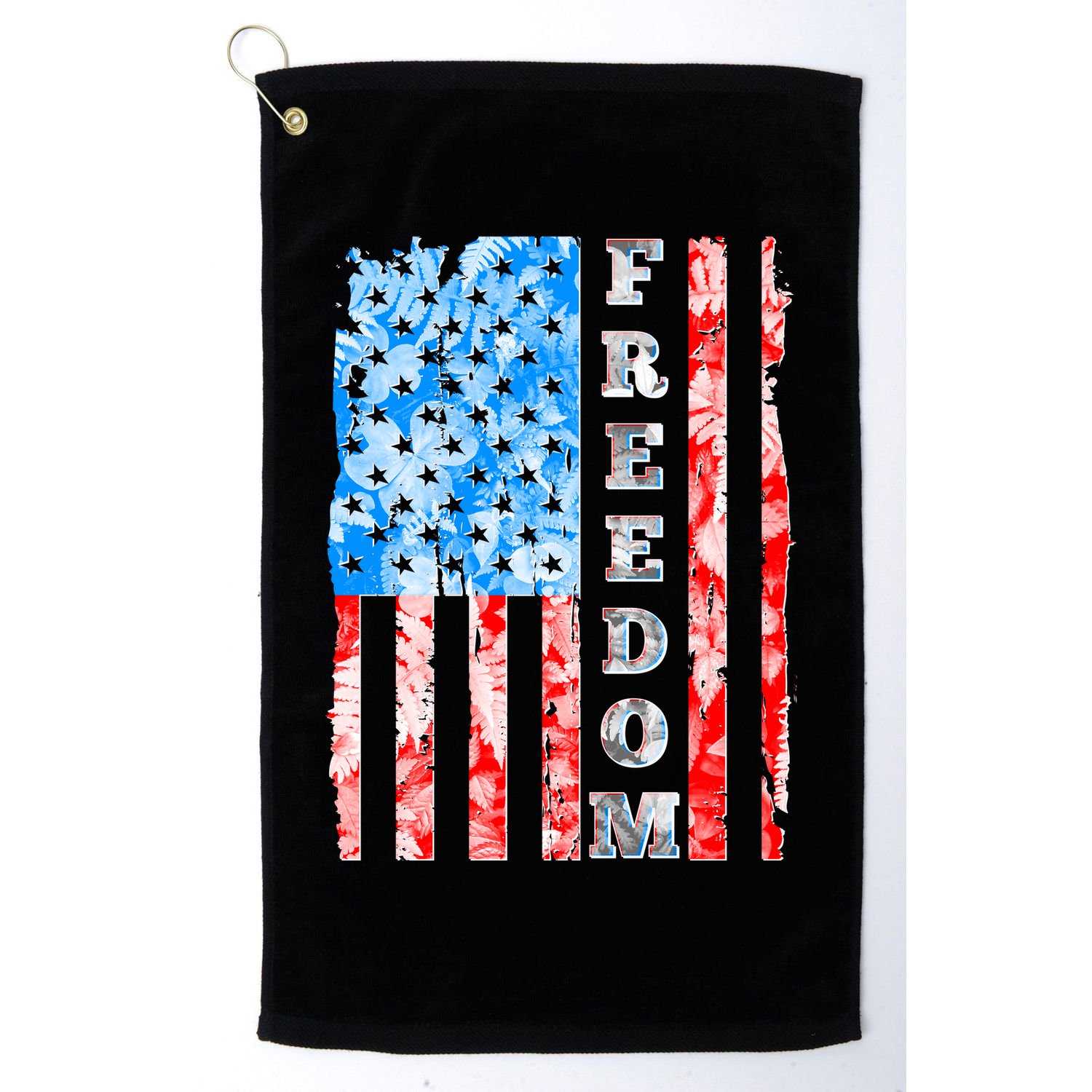 Freedom Nature USA Flag Golf Towel