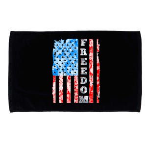 Freedom Nature USA Flag Microfiber Hand Towel