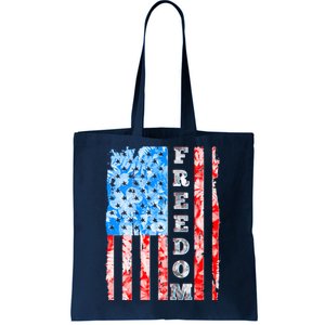 Freedom Nature USA Flag Tote Bag