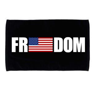 Freedom Simple Logo Microfiber Hand Towel