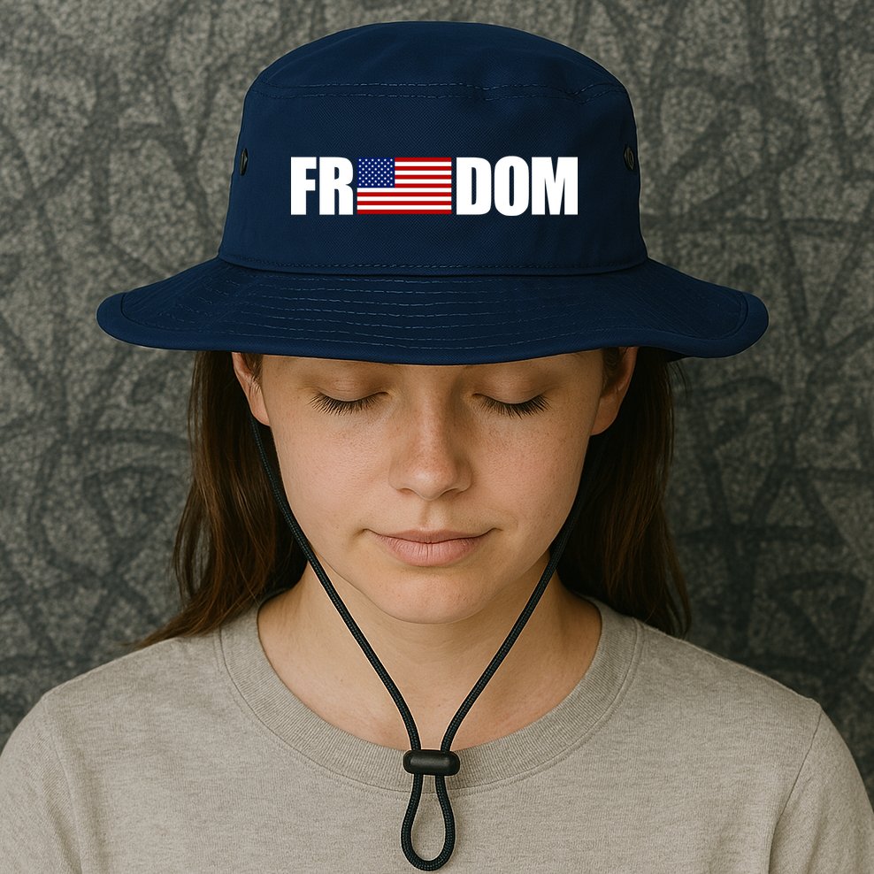 Freedom Simple Logo Bucket Hat