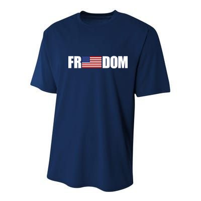 Freedom Simple Logo Youth Performance Sprint T-Shirt