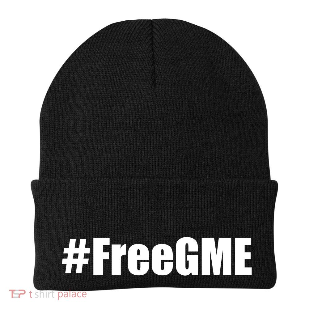 FreeGME Hashtag Stocks Gamestop Stock Market Beanie