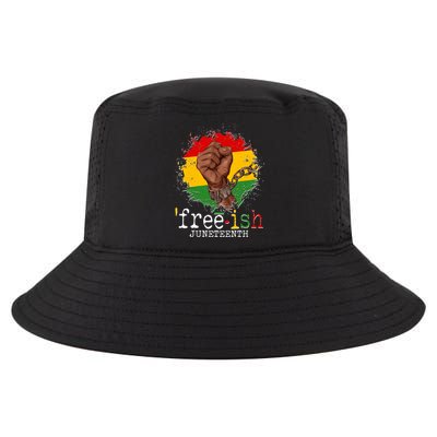 Freeish Juneteenth June 19 Fist Breaking Chains Cool Comfort Performance Bucket Hat