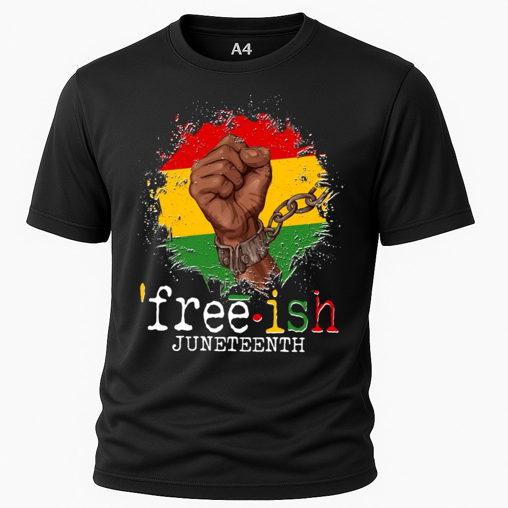Freeish Juneteenth June 19 Fist Breaking Chains Performance Shirt