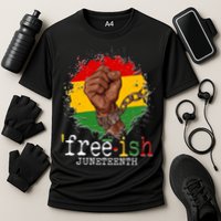 Freeish Juneteenth June 19 Fist Breaking Chains Performance Shirt