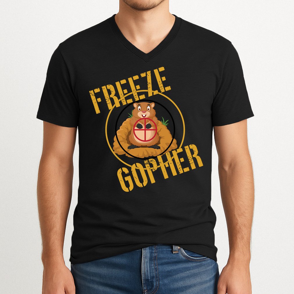 Freeze Gopher V-Neck T-Shirt