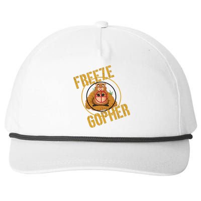 Freeze Gopher Snapback Five-Panel Rope Hat