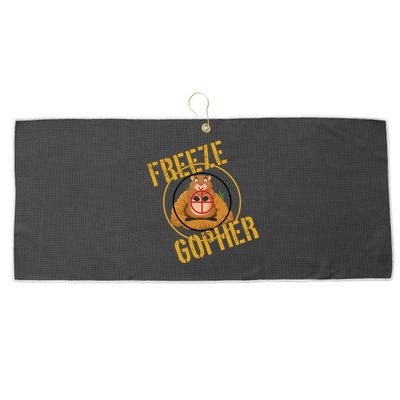 Freeze Gopher Large Microfiber Waffle Golf Towel