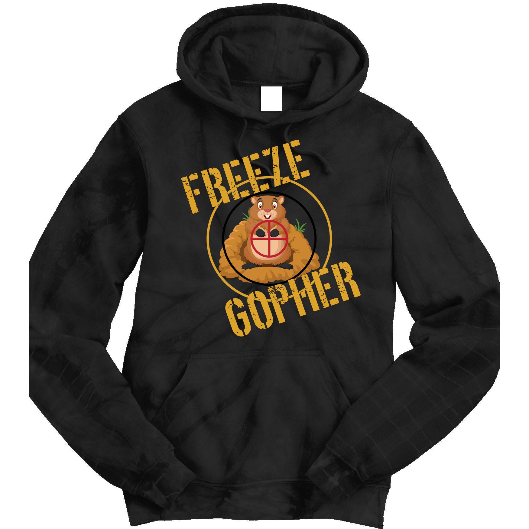 Freeze Gopher Tie Dye Hoodie