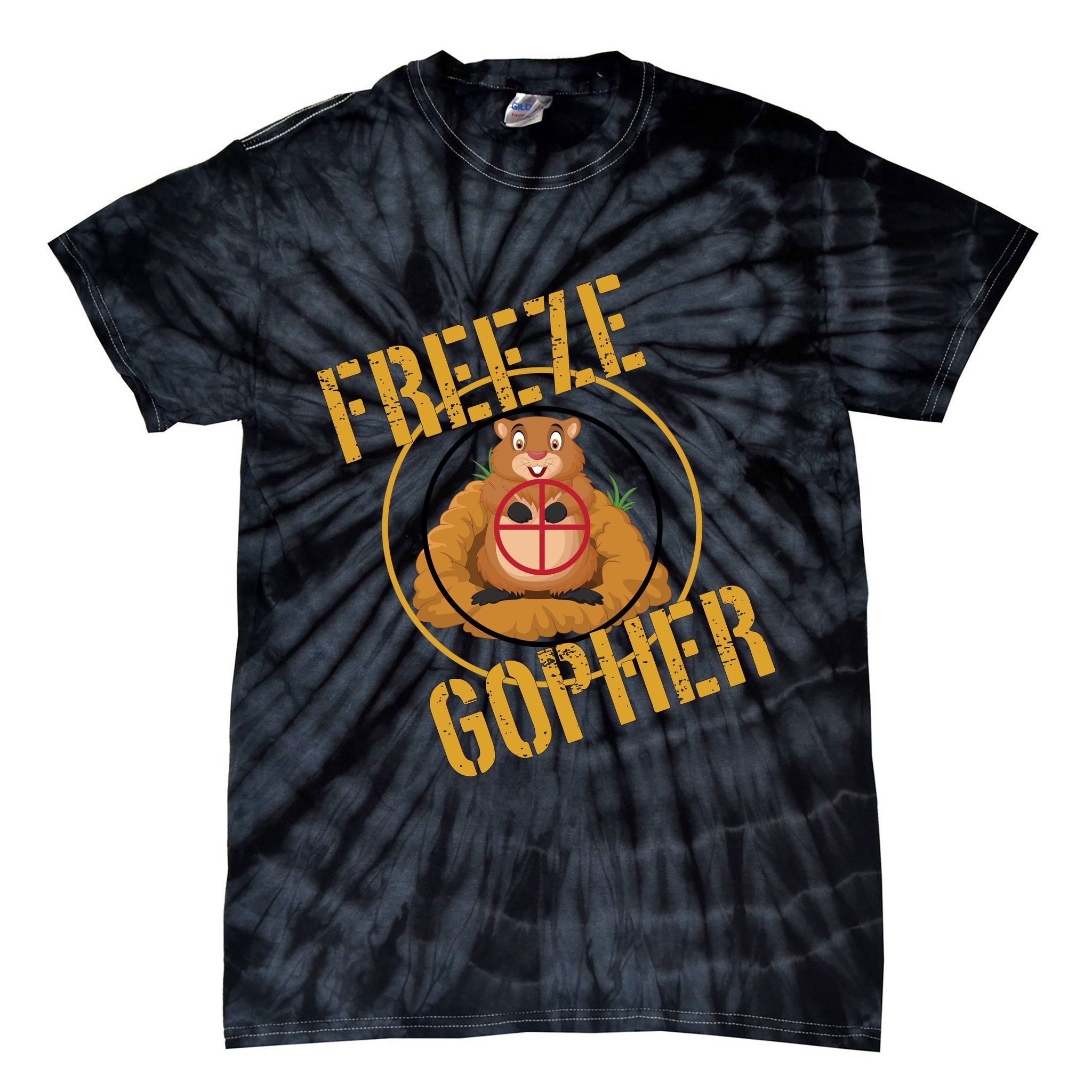 Freeze Gopher Tie-Dye T-Shirt