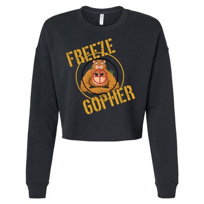Freeze Gopher Cropped Pullover Crew