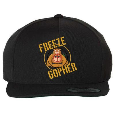 Freeze Gopher Wool Snapback Cap