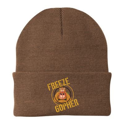 Freeze Gopher Knit Cap Winter Beanie