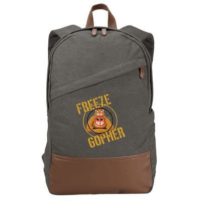 Freeze Gopher Cotton Canvas Backpack