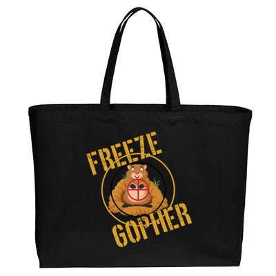 Freeze Gopher Cotton Canvas Jumbo Tote