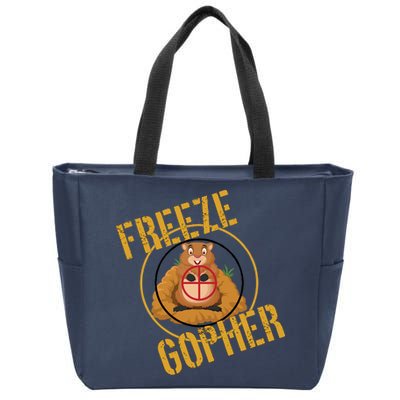 Freeze Gopher Zip Tote Bag