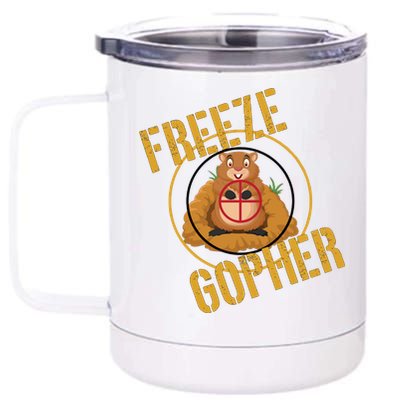 Freeze Gopher 12 oz Stainless Steel Tumbler Cup