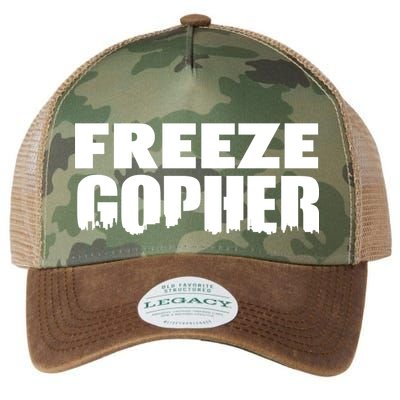 Freeze Gopher Logo Legacy Tie Dye Trucker Hat