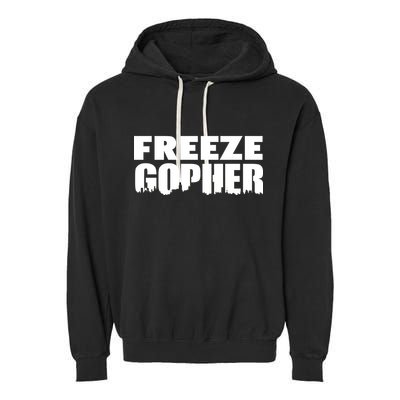 Freeze Gopher Logo Garment-Dyed Fleece Hoodie