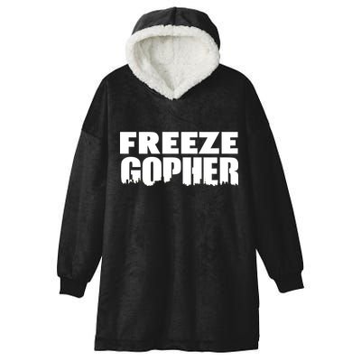 Freeze Gopher Logo Hooded Wearable Blanket