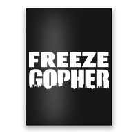 Freeze Gopher Logo Poster