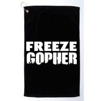 Freeze Gopher Logo Golf Towel
